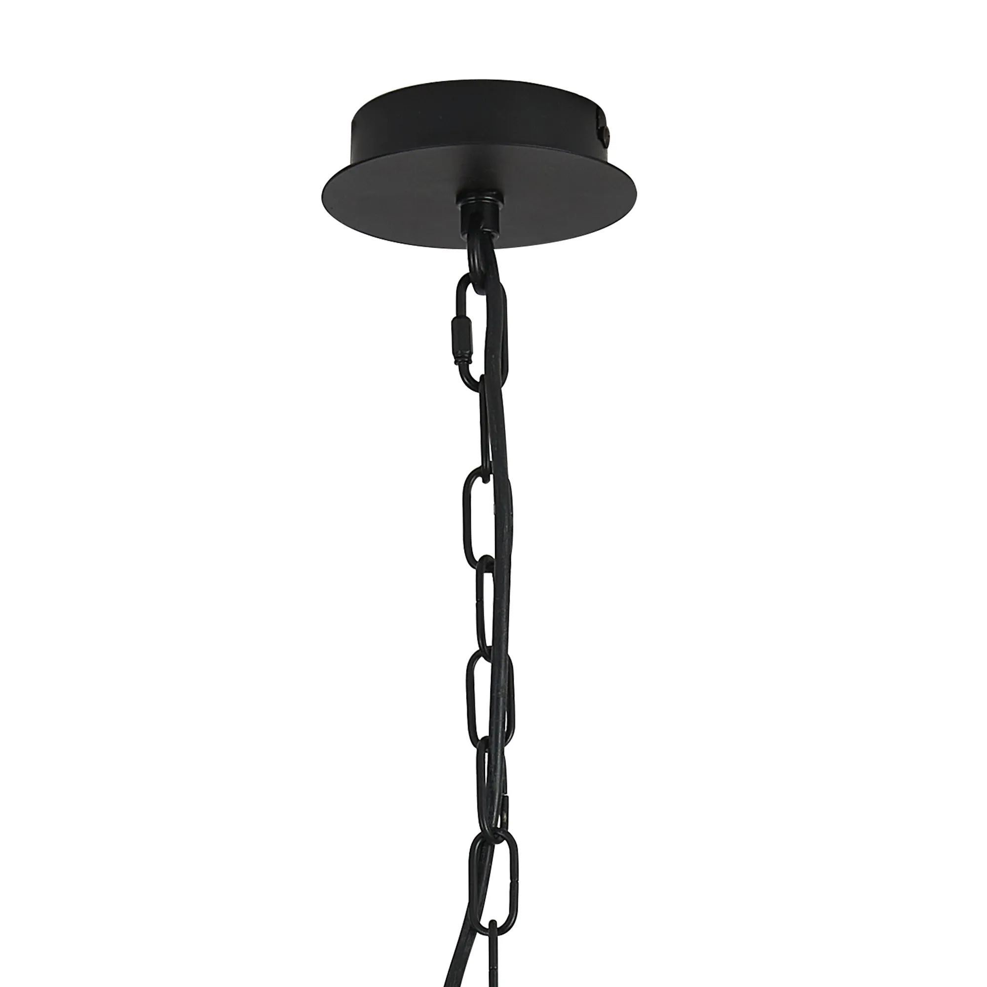 Banyan 45cm 3 Light Pendant Matt Black, Soft Bronze DK1029  Deco Banyan MB SB